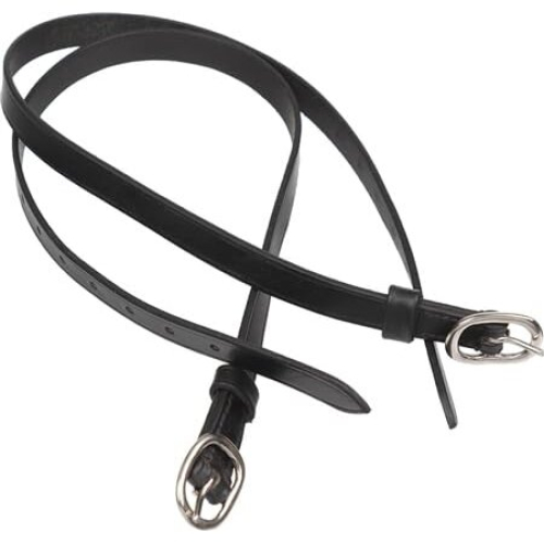 Spur Straps - Sold as Pair - Black Leather 2