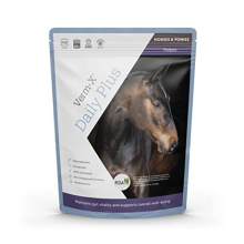 Daily Plus 100% Natural Pellets for Horses. With Added Dandelion and Astragalus for Intestinal Hygiene, Liver and Kidney Function and Immune System.