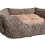 Rosewood Grey & Pink Square Dog Bed, Small 7