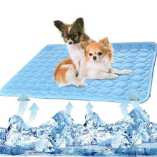 Cooling Mat Pad for Dogs Cats Ice Silk Mat Cooling Blanket Cushion for Kennel/Sofa/Bed/Floor/Car Seats Cooling for Outdoor or Home (Dog Cooling mat-