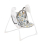 Graco Baby Delight Swing with 2 swing speeds, compact fold and lightweight at only 4.67kg, for rest for Play, Suitable from birth to approx. 9 months (0-9kg 3