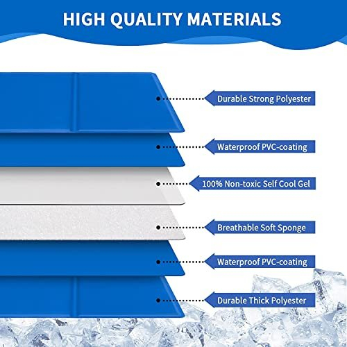 - Pet Cooling Mat - Large 50cm X 90cm 1