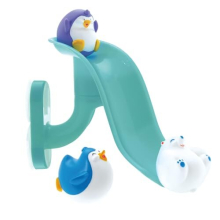 Splash 'N Slide Penguin Slide Baby Bath Toy - Early Development | Easy to Assemble | Suitable from 18 Months
