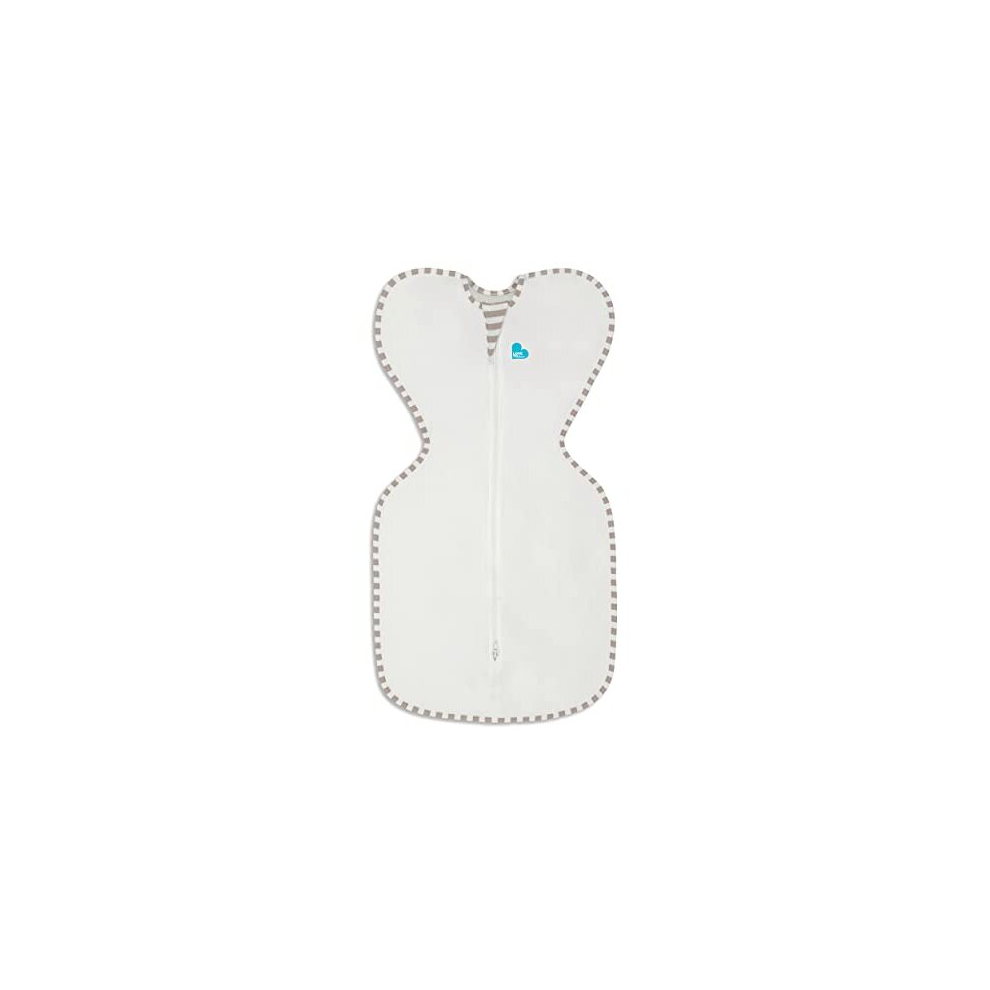 Love To Dream Swaddle Up Original, Medium (6-8.5Kg), Ideal Fabric For Moderate Temperatures (20-24C), Arms Up Position, Baby Swaddle, Twin Zipper For Easy Nappy