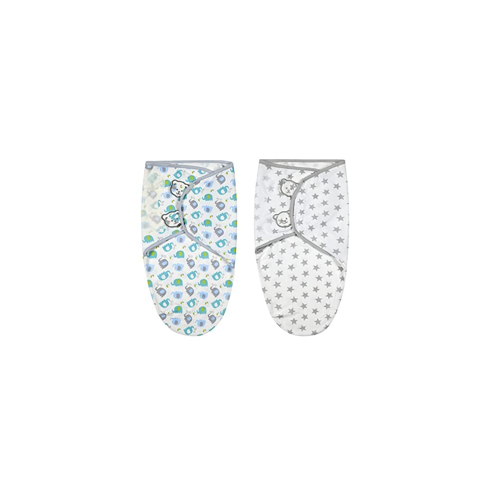 Baby Swaddle Wrap, 2Pcs Swaddle Blankets, Newborn Swaddle Blanket Wrap, Organic Cotton Baby Blanket Wrap For Baby 4-6 Months 14-18Lbs Vicloon