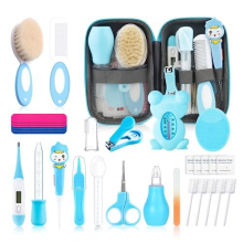 Baby Healthcare and Grooming Kit for Newborn Kids, 36PCS Upgraded Safety Care Kit, Nursery Health Set, Products Blue-18pcs