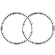 Baby Sling Rings Baby Carrier Rings Aluminum Wrap Rings Accessory for Infants Toddlers Newborn Kids Children Silver 2pcs