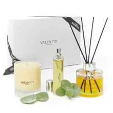 Scented Gift Box with Candle, Reed Diffuser, and Room Mist, Aromatherapy Essential Oils, Long Lasting Fragrance, Made in The UK (White Neroli and