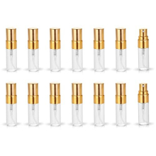 ZbFwmx 20 Stck leere 3-ml-Glasflaschen mit klarem, feinem Nebel, Zerstuber aus Glas, nachfllbar, leere Parfmflaschen aus Glas fr Reisen, Partys,
