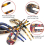 4 Pieces U Shaped Hairpin Fork, French Style Hair Pins, Hair Forks Tortoise Shell for Long Hair, 2 Prong Updo Chignon Pin for Hairstyle Accessories 4