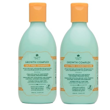 Hair Growth Shampoo and Conditioner Set 300ml x 2 – Growth Complex Sulphate Free Shampoo and Conditioner Sets – Improves Strength, Shine & Volume