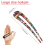 4 Pieces U Shaped Hairpin Fork, French Style Hair Pins, Hair Forks Tortoise Shell for Long Hair, 2 Prong Updo Chignon Pin for Hairstyle Accessories 2