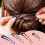4 Pieces U Shaped Hairpin Fork, French Style Hair Pins, Hair Forks Tortoise Shell for Long Hair, 2 Prong Updo Chignon Pin for Hairstyle Accessories 7