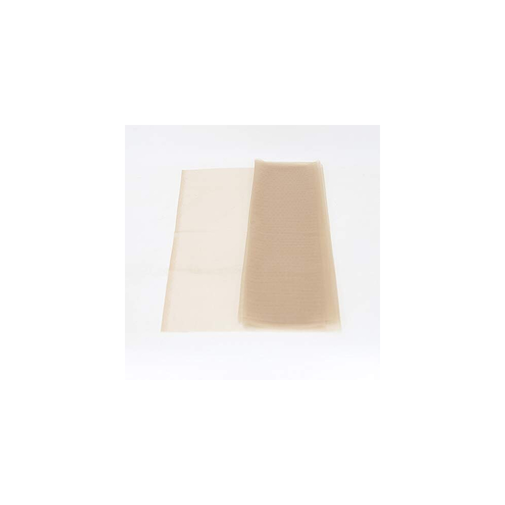 Towarm Transparent 1/2 Yard Lace Net Material For Wigs Making & Repair Wig Caps Closures And Frontals Foundation Wig Accessories 43Inchx18inch (1/2Yard,
