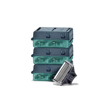 Razor Blades Men, Pack of 10 Razor Blade Refills with Precision Trimmer, 5 Anti-Friction Blades, Suitable for Mailbox