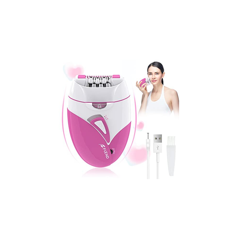 Facial Epilator for Women, Rechargeable Facial Hair Removal & Body Hair Removal, Electric Lady Face Shaver Hair Removal Device Bikini Trimmer for Arm