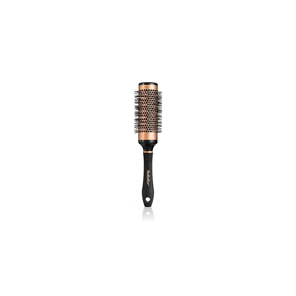 Babyliss Copper Vented Bristle Large Barrel Brush, Black