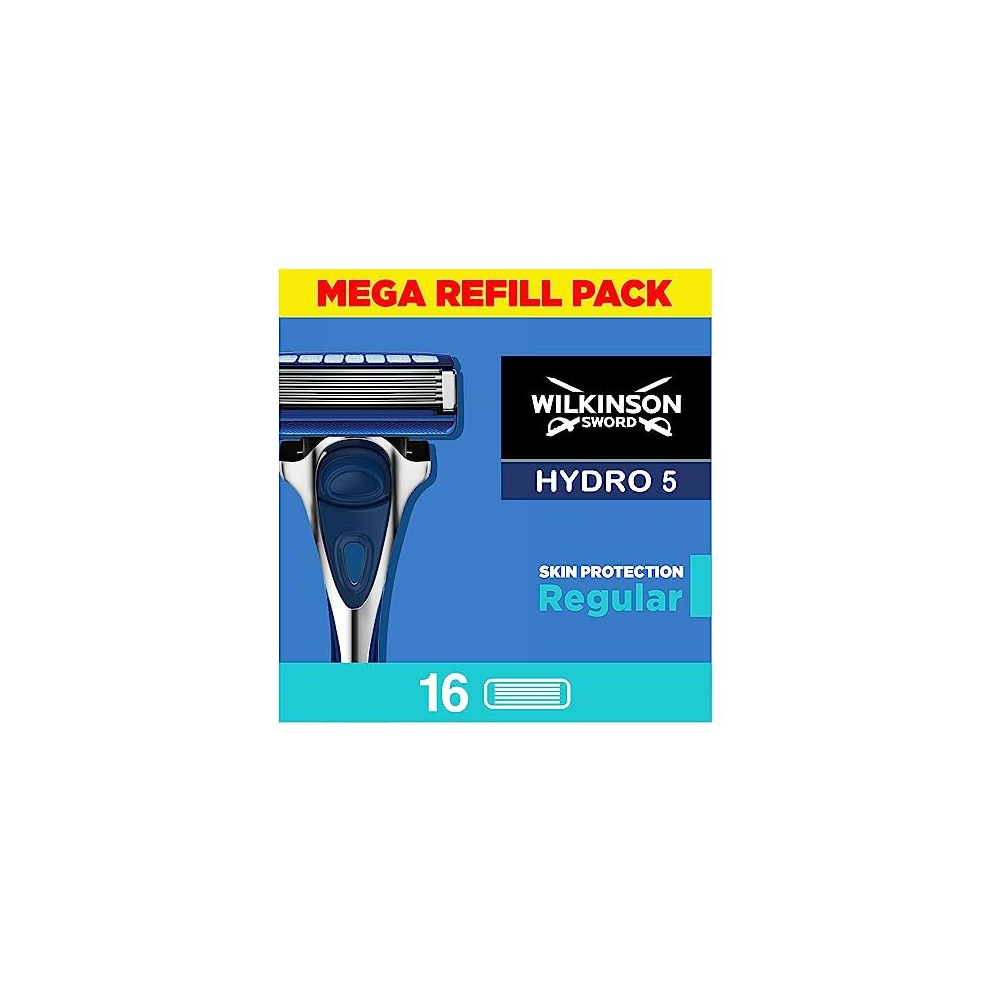 - Hydro 5 Skin Protection For Men | Hydrating Gel & Precision Trimmer | Pack of 16 Razor Blade Refills