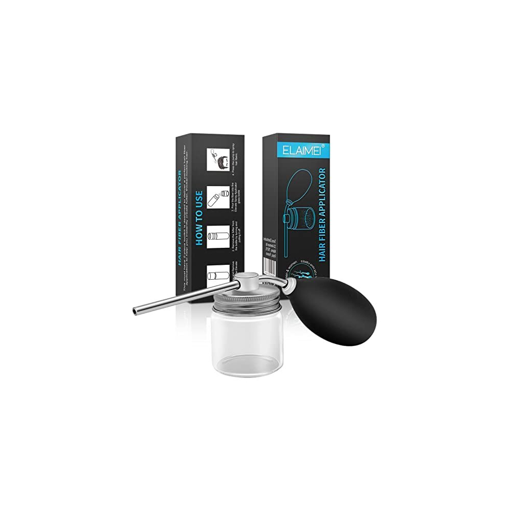 Ikzee Fiber Hair Powder Spray Applicator Pump, Hair Addition Spray For Thinning Hair, Hair Regrowth Spray Tool