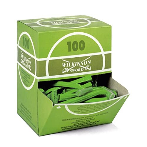 Wilkinson Sword Hospital Disposable Razor | Single Blade | Designed for Pre Operative Use x 100
