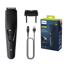 Beard Trimmer Series 3000 - Electric Beard Trimmer for Men with Self-Sharpening Blades, Lift & Trim System, 60 Min Cordless Use and 1 Hour Charge
