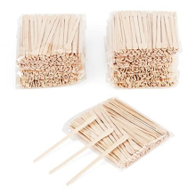 1000PCS Wood Eyebrow Wax Sticks, 88mm Small Waxing Spatulas, Mini Wooden Wax Applicator Stick for Face Eyebrows