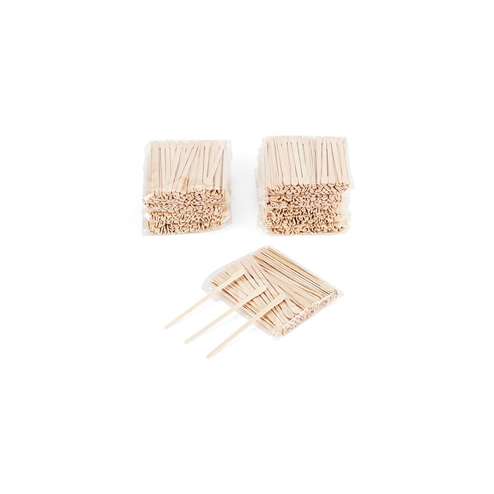 Keileoho 1000Pcs Wood Eyebrow Wax Sticks, 88Mm Small Waxing Spatulas, Mini Wooden Wax Applicator Stick For Face Eyebrows