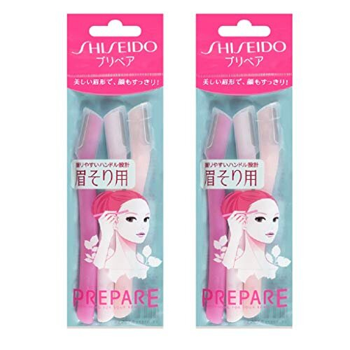 Shiseido 2 X FT Shiseido Eyebrow Razor 3pcs
