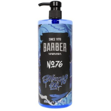 Men's Shaving Gel No. 76 - Men's Shaving Gel Transparent 1000 ml - Shaving Gel Men - Precise Shaving of Beard Contours - Does Not Foam - Cools The
