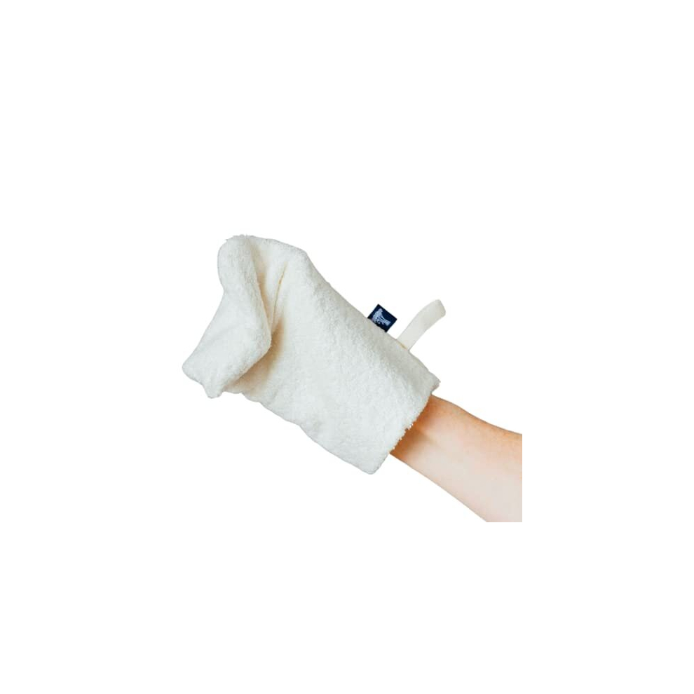 Helen Round Reusable Bamboo Shower Mitt,Eco Friendly, Perfect For Pampering And Cleansing, Made In Uk