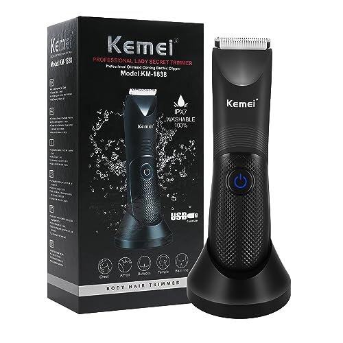 Body Hair Trimmer Men, Balls Shavers, Electric Body Shavers for Beard