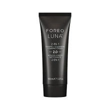 LUNA 2-in-1 Shaving Cream & Cleansing Foaming Cream - Shaving Foam for Men - Face Wash & Shave Gel - Vitamin E & Olive Oil- Razor Burn Protection -