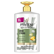 Pantene Grow Strong Conditioner with Biotin & Bamboo, 1L – Promotes Hair Growth & Reduces Breakage for Dry, Damaged Hair