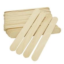 300pcs Disposable Wooden Tongue Depressor Tongue Stick Mask Mixing Mask Applying Wooden Stick Hair Removal Waxing Spatula Wax Stick