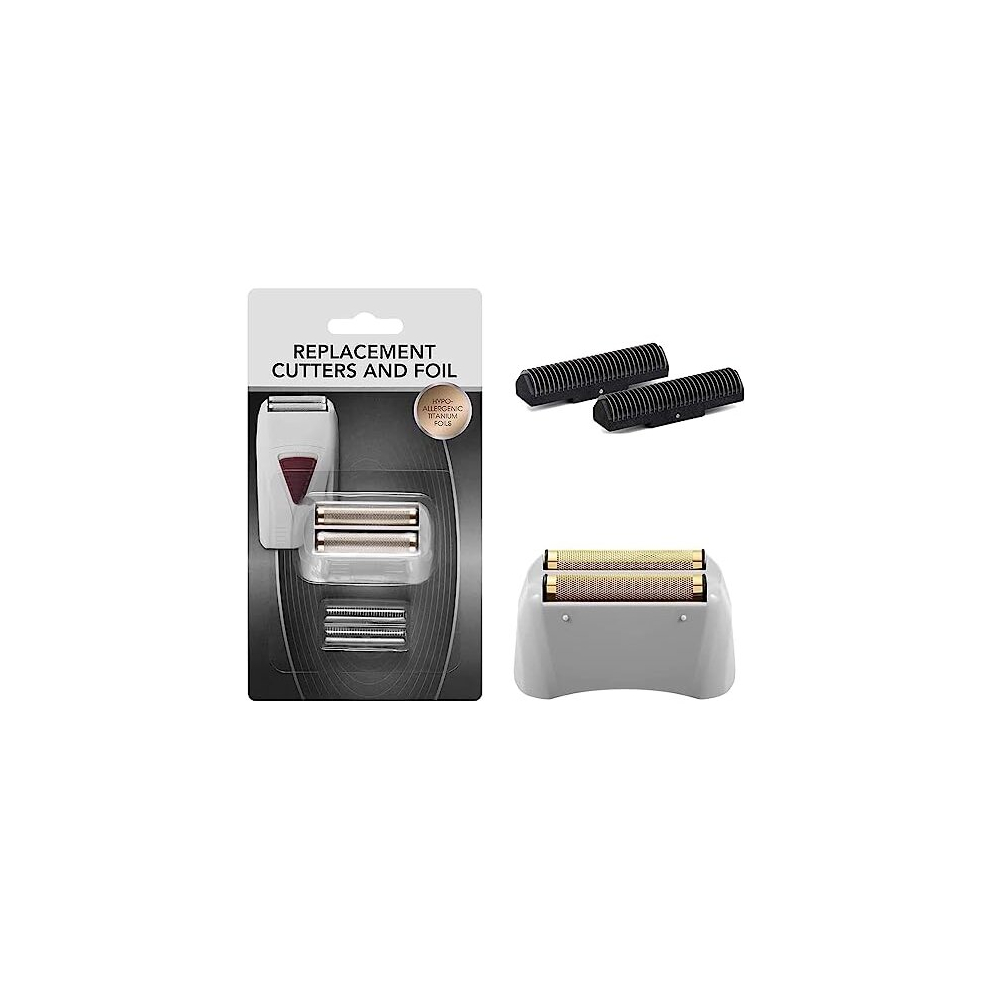 By Mia Gold Replacement Foil & Cutters | Titanium Foil For Andis Shaver | Closest Shaving | 17150-17170 - 17205 | Ts1