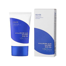 Hyaluronic Acid Watery Sun Gel, Korean Sunscreen SPF50+ PA++++ 50ml Moisturizing Physical Sun Block