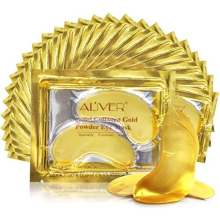 (20 Pairs)24K Gold Under Eye Treatment Masks,Crystal Gold Powder Gel Collagen Eye Mask for Under Eye Wrinkles, Remove Eye Bags, Under-eye, Dark