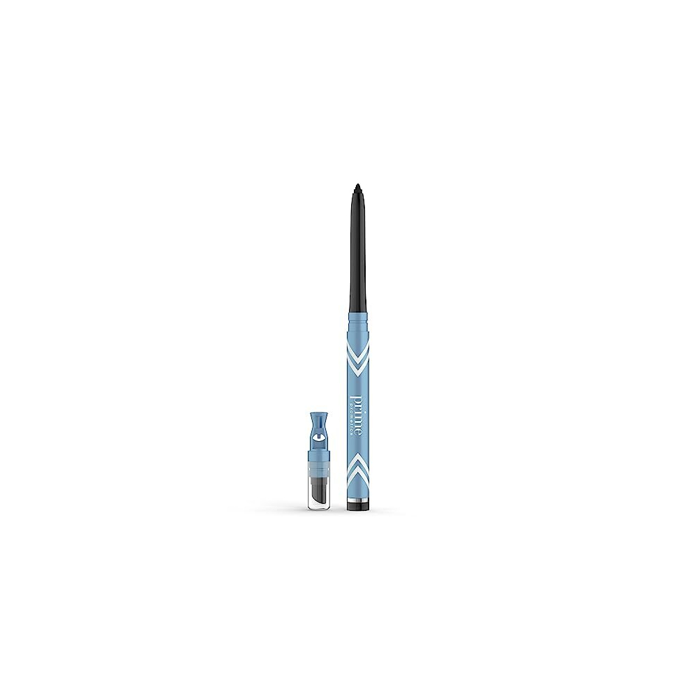 PrimeEyes Glide Eyeliner for Mature Women – Waterproof, Long-Stay and Mess-Proof – Gel Cream Texture, Discreet Sharpener and Effective Smudger
