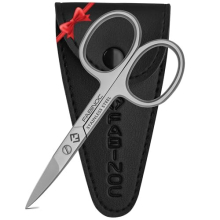 FABINOC Straight Nail Scissors for Fingernail & Toenails | German Quality Stainless Steel | Small Sharp Manicure & Pedicure Scissors for Men & Women