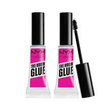 Brow Glue, Instant Brow Styler, Laminated Brow look, Pack of 2, Clear