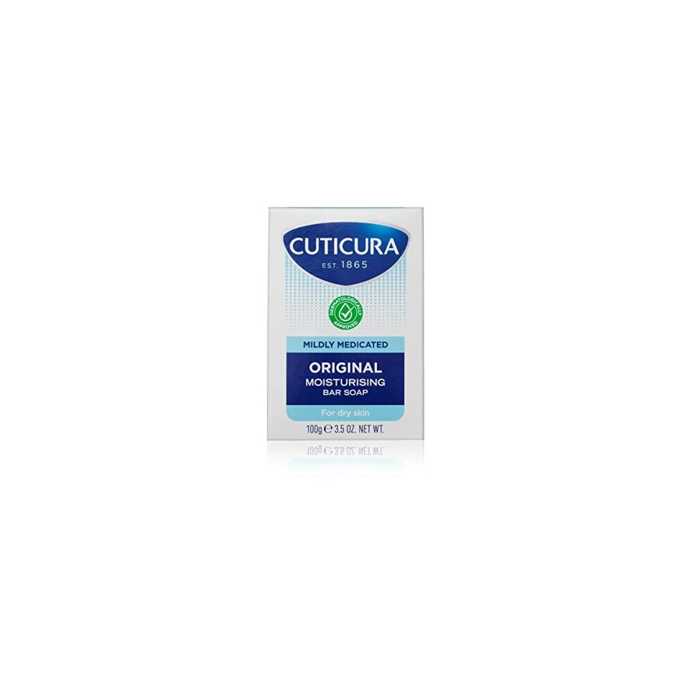 Mildly Medicated Bar Soap 100g | 6 PACK VALUE | Skin Soothing Anti-bacterial | Allantoin & Glycerin to Prevent Minor Infections & Irritations. Hand,
