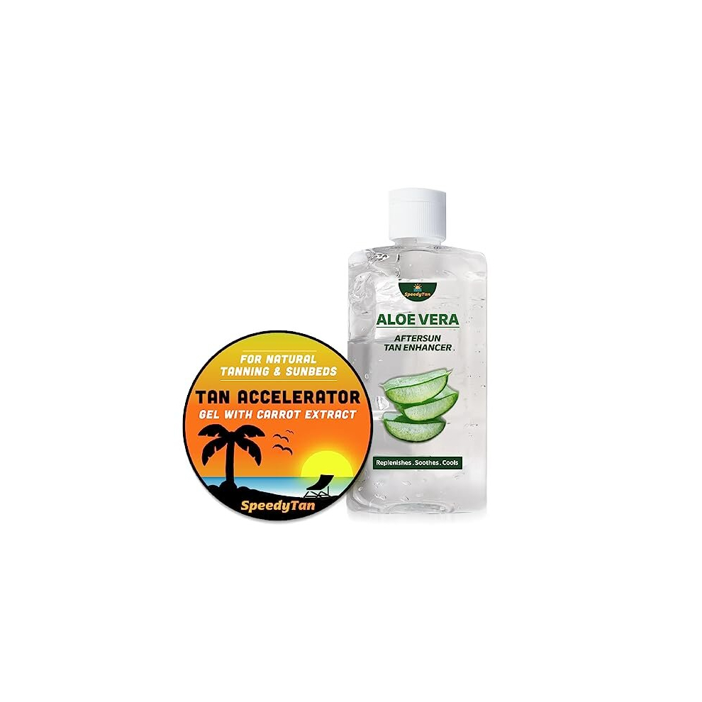 Premium Tan Accelerator Gel - For Sunbed Use & Natural Tanning - Natural Tanning Accelerator With Carrot Tanning Oil - UK Based Brand