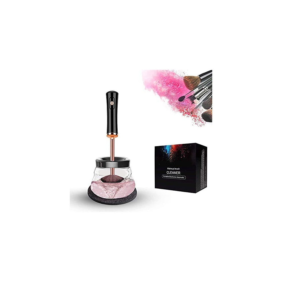 Senhui Makeup Brush Cleaner And Dryer, Electric Makeup Brush Cleaner Machine Automatic Spinner With Clean Bottle, Quiet Cosmetic Brush Fast Dryer Gift Kit