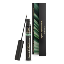 Organic Eyelash Growth Serum 5ml, Innovative Formula with Aloe Vera + Peptides for Eyelash Serum and Eyebrow Growth Serum - Hormone Free - Eye Lash