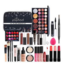 All-In-One Makeup Kit, 30 Pcs Complete Makeup Gift Set Full Kit Combination with Eyeshadow Blush Lipstick Concealer etc, Essential Starter Bundle for