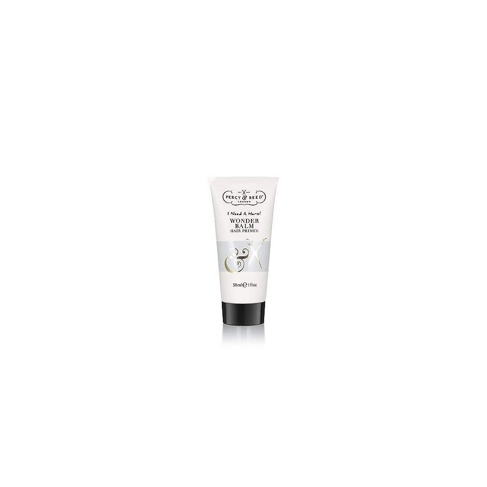 Percy & Reed I Need A Hero! Wonder Balm Hair Primer - Fights Frizz & Improves Shine - Works For Women Of All Hair Types - 30 Ml
