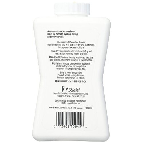 Pack spécial de 6 Poudres Super Absorbantes Zeasorb 2,5 oz (70,9 g) 1