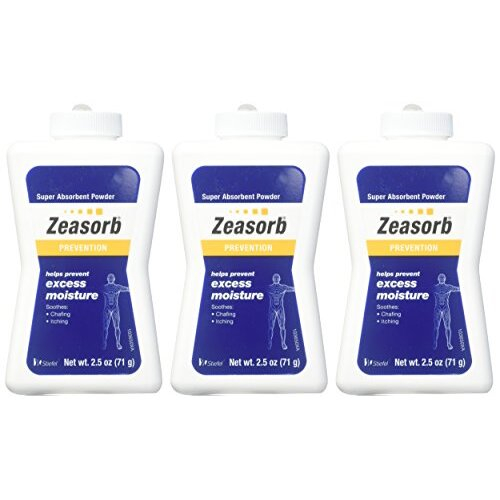 Pack spécial de 6 Poudres Super Absorbantes Zeasorb 2,5 oz (70,9 g) 2