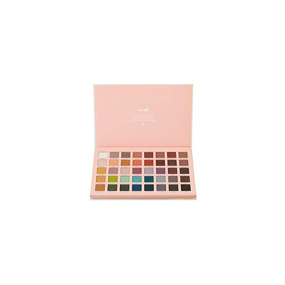 40 Pan Eyeshadow Palette, Matte and Shimmer Highly Pigmented Shades, Multi