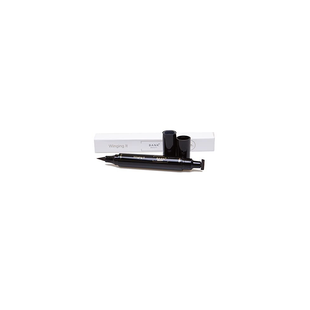 Winging It. Double-headed Winged Eyeliner Stamp by BANK Beauty , For The Perfect Winged Eyeliner in Seconds. Waterproof, Smudge Proof, Long Lasting